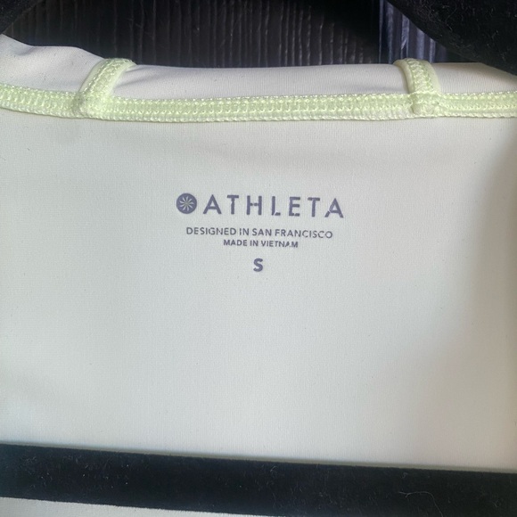 Athleta Pacifica II Hybrid Half Zip, Alluring Yellow-Size S - Picture 4 of 7